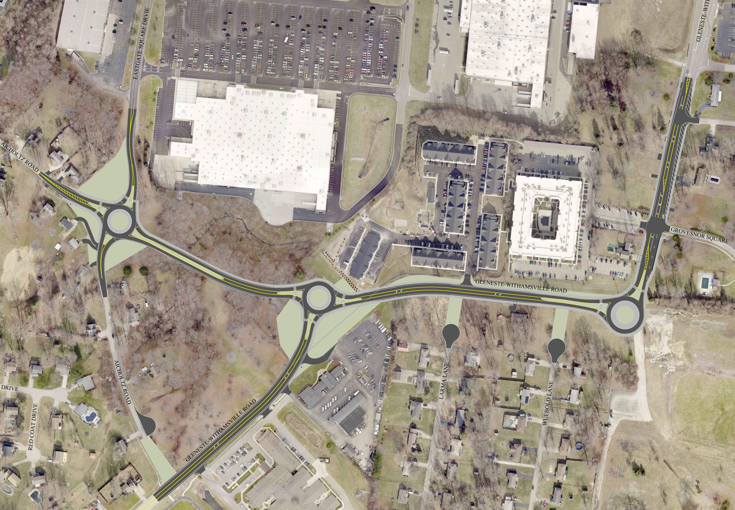 Design Plan for Aicholtz Road Roundabout