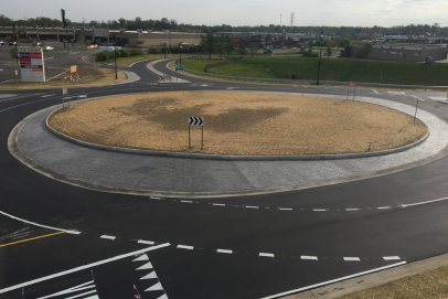 Completed Roundabout in Eastgate
