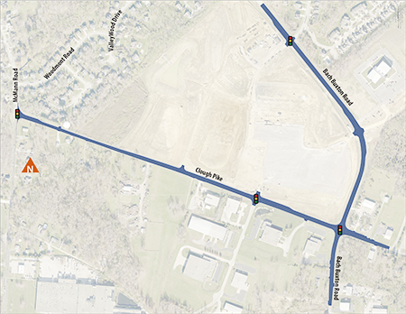 West Clermont Area Improvements Map