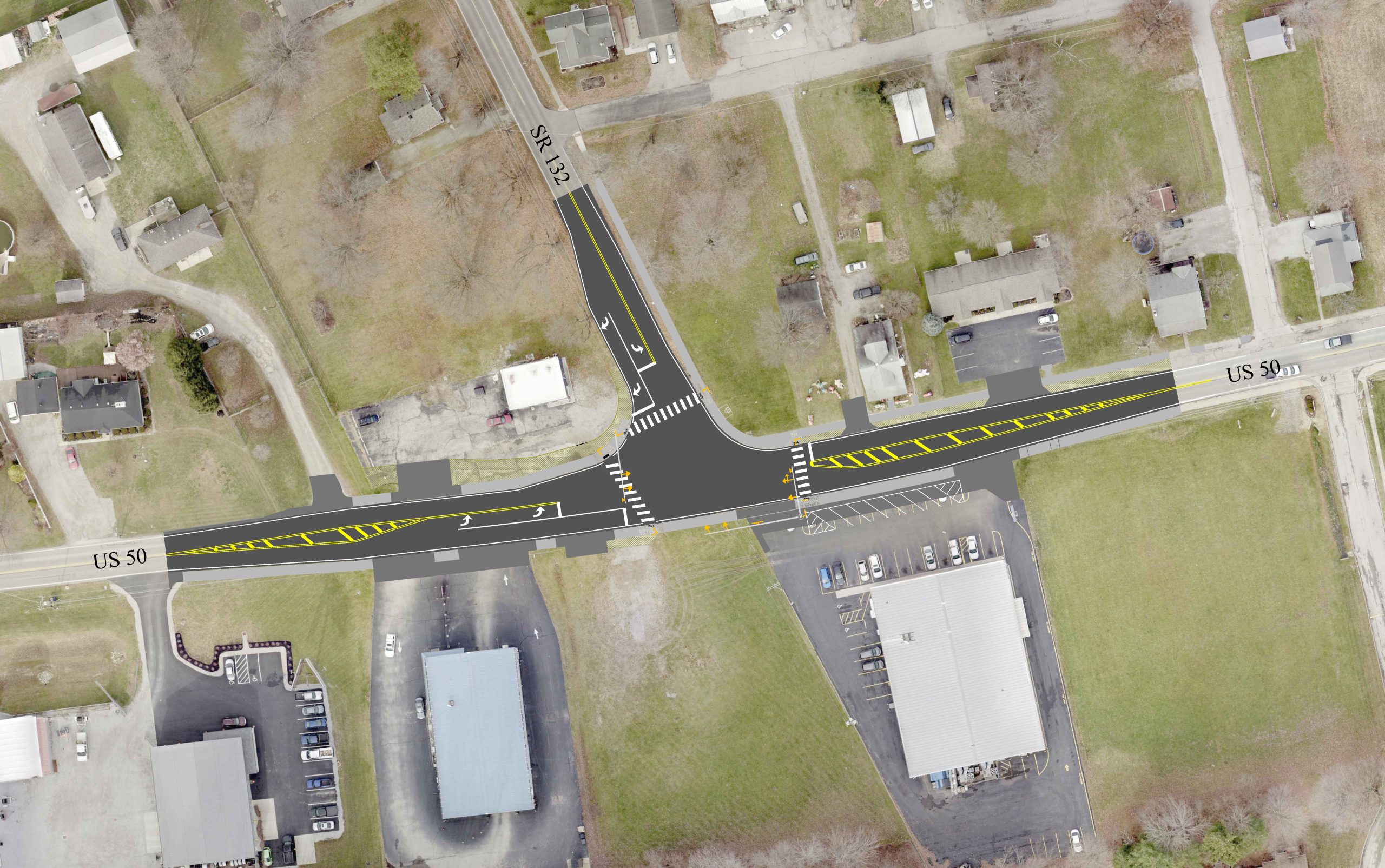 US 50 SR 132 Intersections Improv 1 of 2